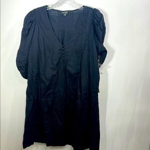 Summersalt Black Beach cover up size large NWT